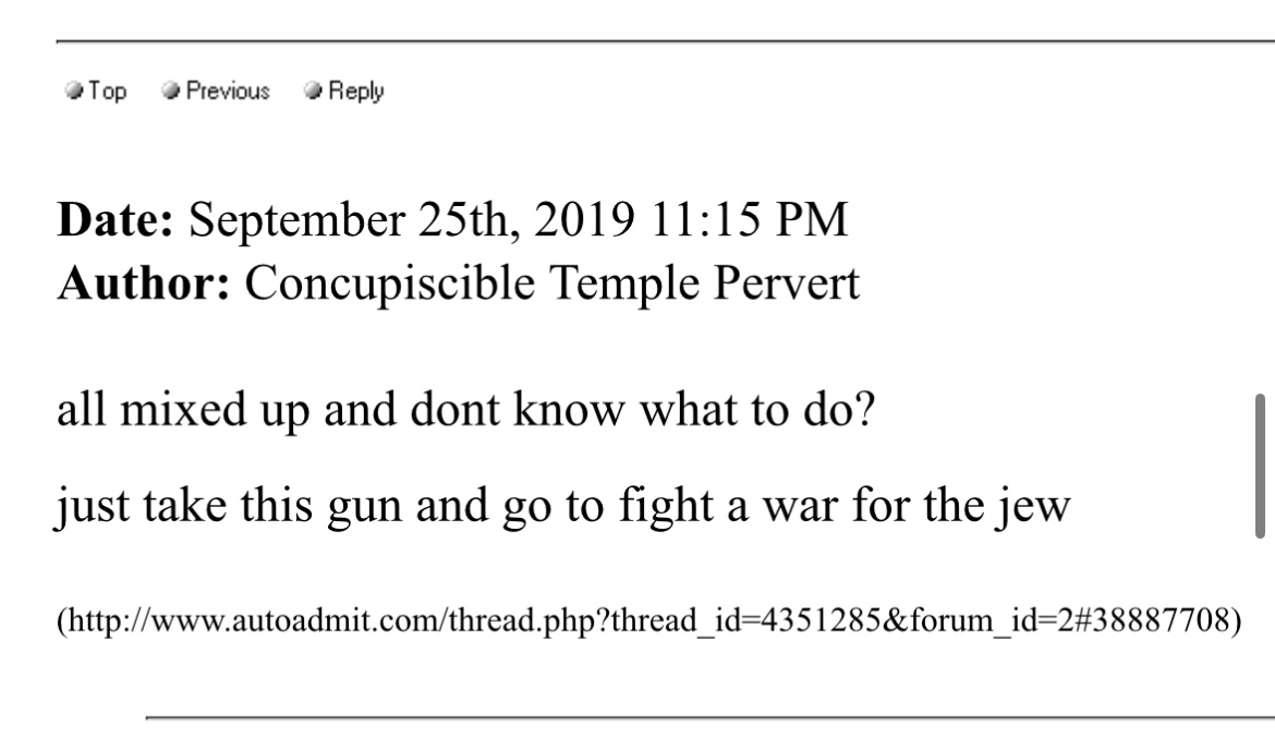 AutoAdmit tweet media