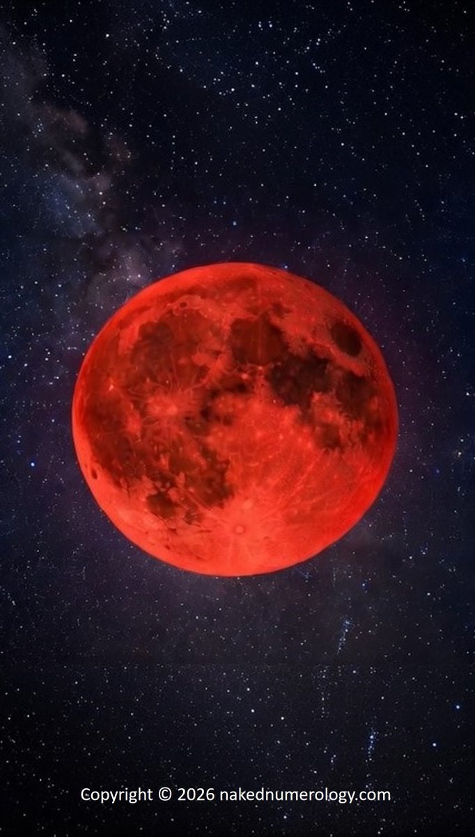 The total lunar eclipse (Blood Moon) this week on March 3, 2026, peaks on 3/3 at 3:33am.

It will be a highly charged 333 portal, representing a gateway for truth, realignment, and the culmination of old timeline cycles closing.

3/3 at 3:33am portal is a "divine wake-up call".