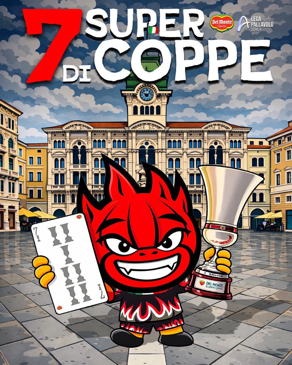 SIRVolleyPG's tweet image. 🃏7️⃣ di 𝑆𝑢𝑝𝑒𝑟 🏆

#BlockDevils #Supercoppa