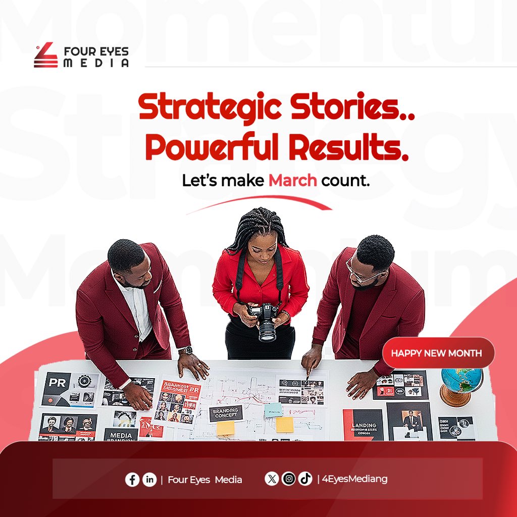 New month. New momentum. Let’s turn your ideas into impact with Four Eyes Media. 🚀