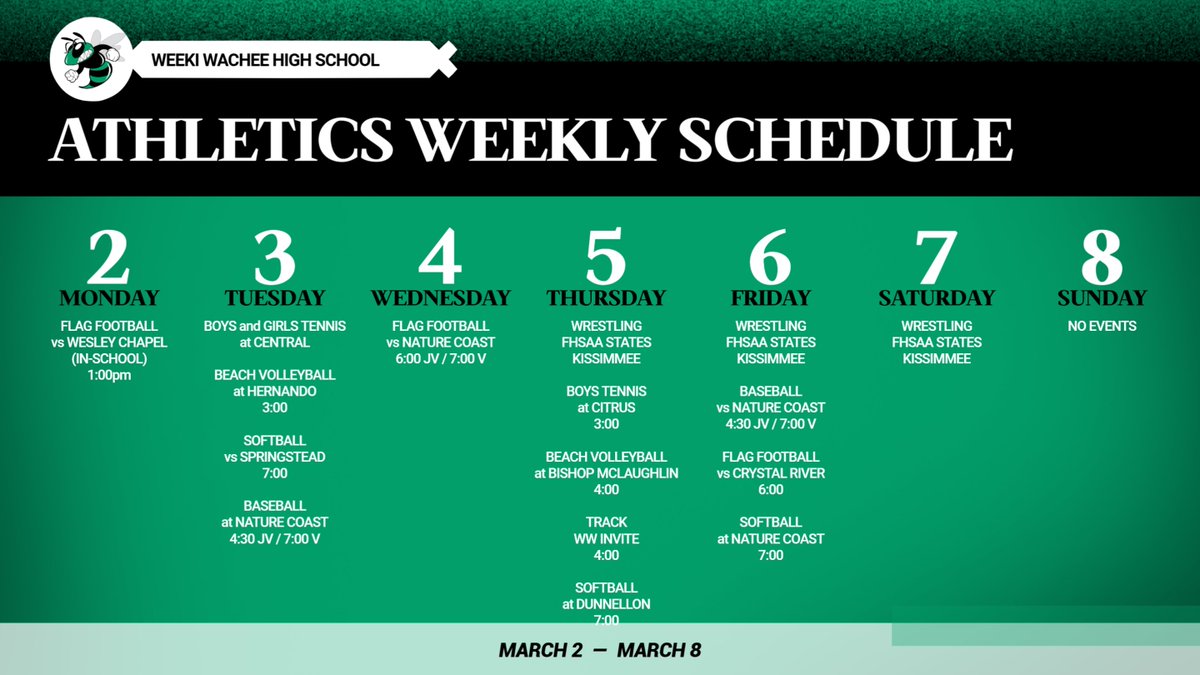 Weeki Wachee Sports tweet media