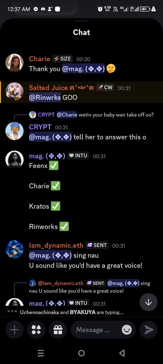 rinwrks's tweet photo. I embarrassingly couldn't sing because of my mic 😔💔 but I really had fun with the event!!

Everyone was amazing at singing ✨✨ great job everyone!

#SentientAGI @SentientAGI https://t.co/us6SQGJXtR