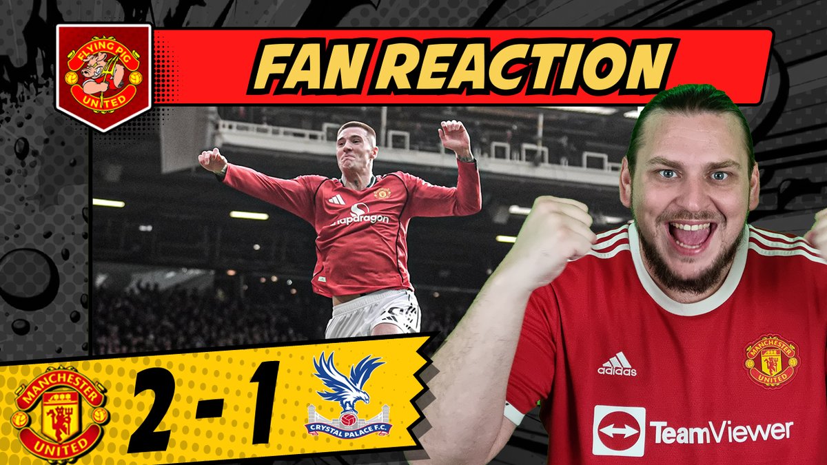 MAN UTD 2-1 CRYSTAL PALACE REACTION HERE youtu.be/q8o26Q7Czvw?si… via <a href="/YouTube/">YouTube</a>

3rd Place For Carrick! Manchester United 2-1 Crystal Palace Fan Reaction 

#manchesterunited #crystalpalace #muncry #sesko #carrick #fanreaction