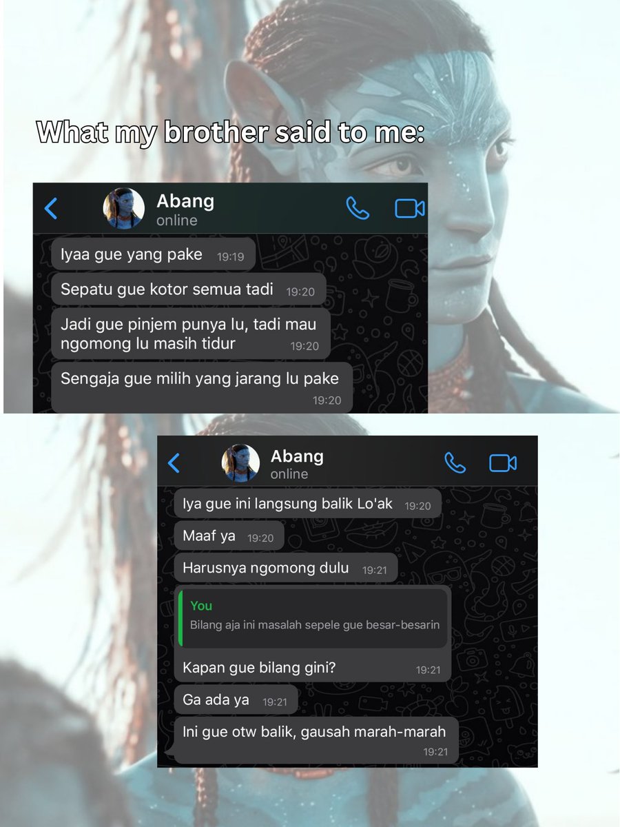calebucky's tweet photo. Lo'ak, Neteyam, and Jake one tweet au

— Neteyam, anak pertama Papa https://t.co/fSg0mfFaj6