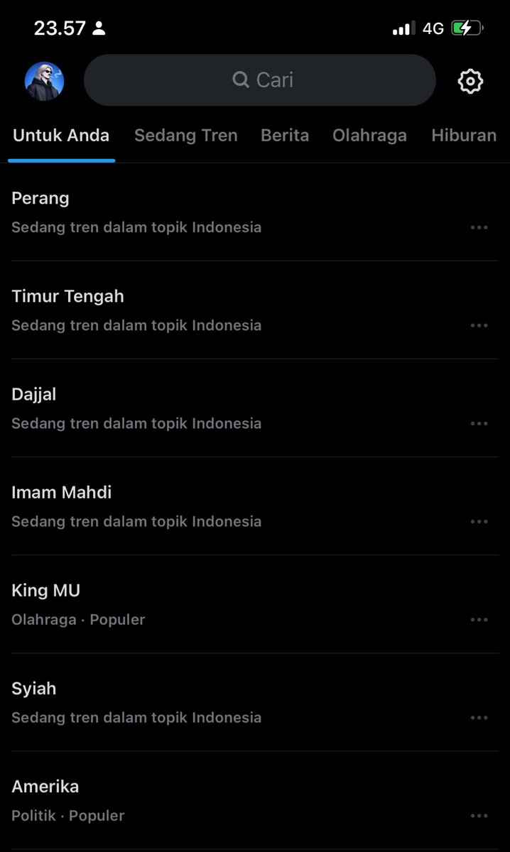 Kalau king MU emg slalu trending 

Yg lainya serem banget dah