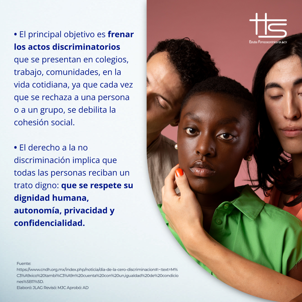 EstudiosHs's tweet photo. Hoy 1° de marzo, conmemoramos el Día de la Cero Discriminación 🦋.
En México y en el mundo, este día nos invita a reflexionar y actuar para asegurar que todas las personas vivan con dignidad y sin exclusión.
#CeroDiscriminación #Igualdad #Respeto #Dignidad https://t.co/CBzaOzmi2x