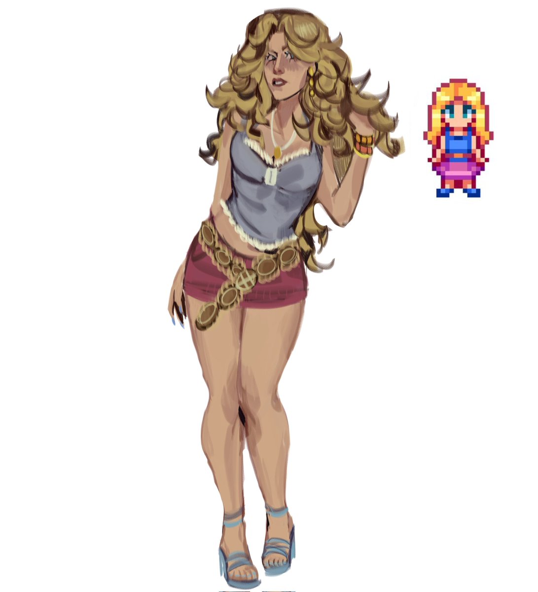 dia 2 da saga: desenhando todos os personagens casaveis de stardew valley!