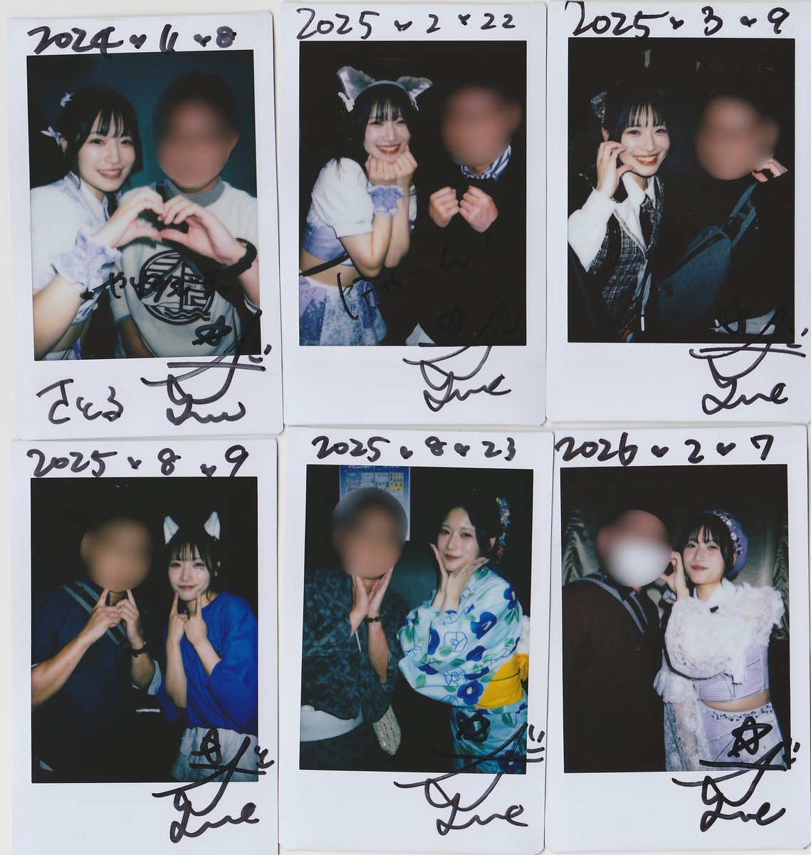 ドリモン初めて見に行ったとき、当時3人無料でチェキ撮れるからって