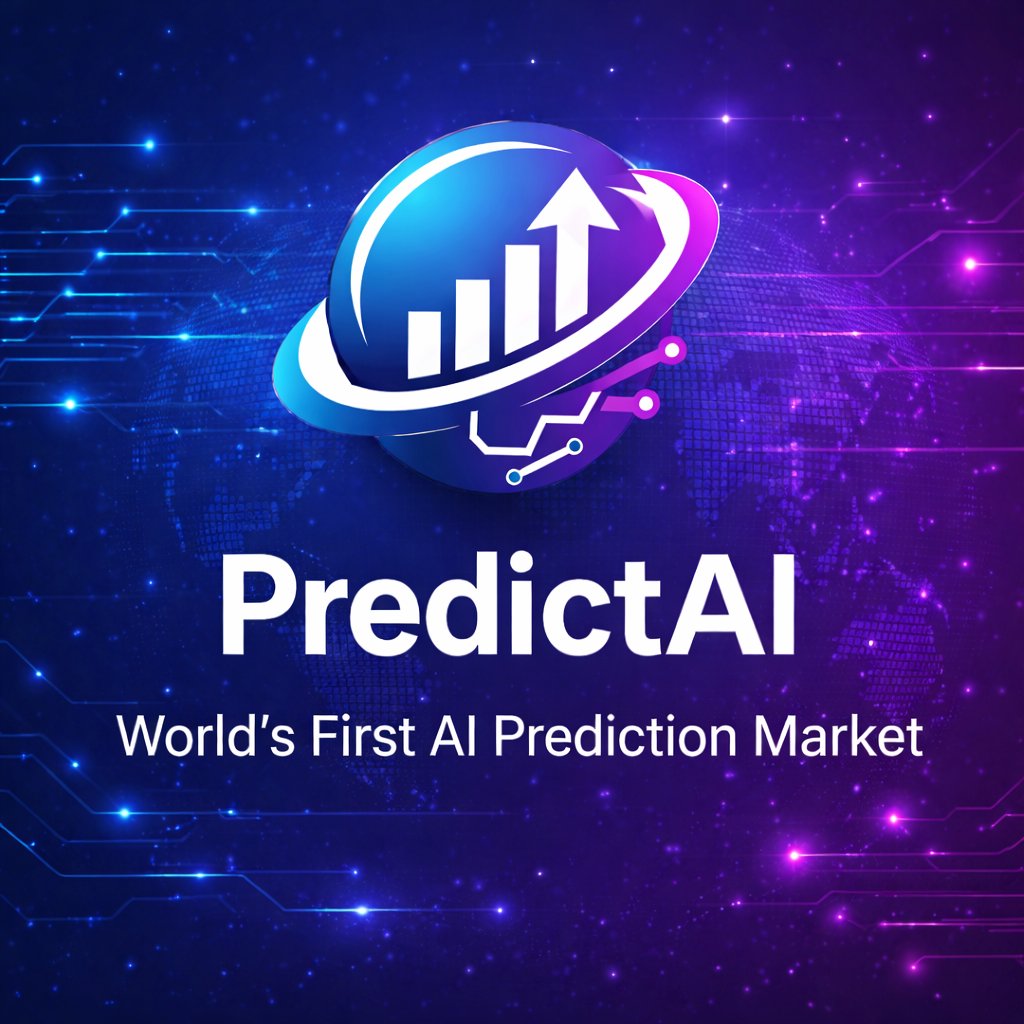 The next 100x won’t be noise, It’ll be narrative, tech &amp; timing.

$PredictAI sits at the intersection of:

• AI
• Prediction Markets
• Real-time sentiment
• On-chain intelligence

This isn’t another meme coin.

This is infrastructure for forecasting the future.

Imagine