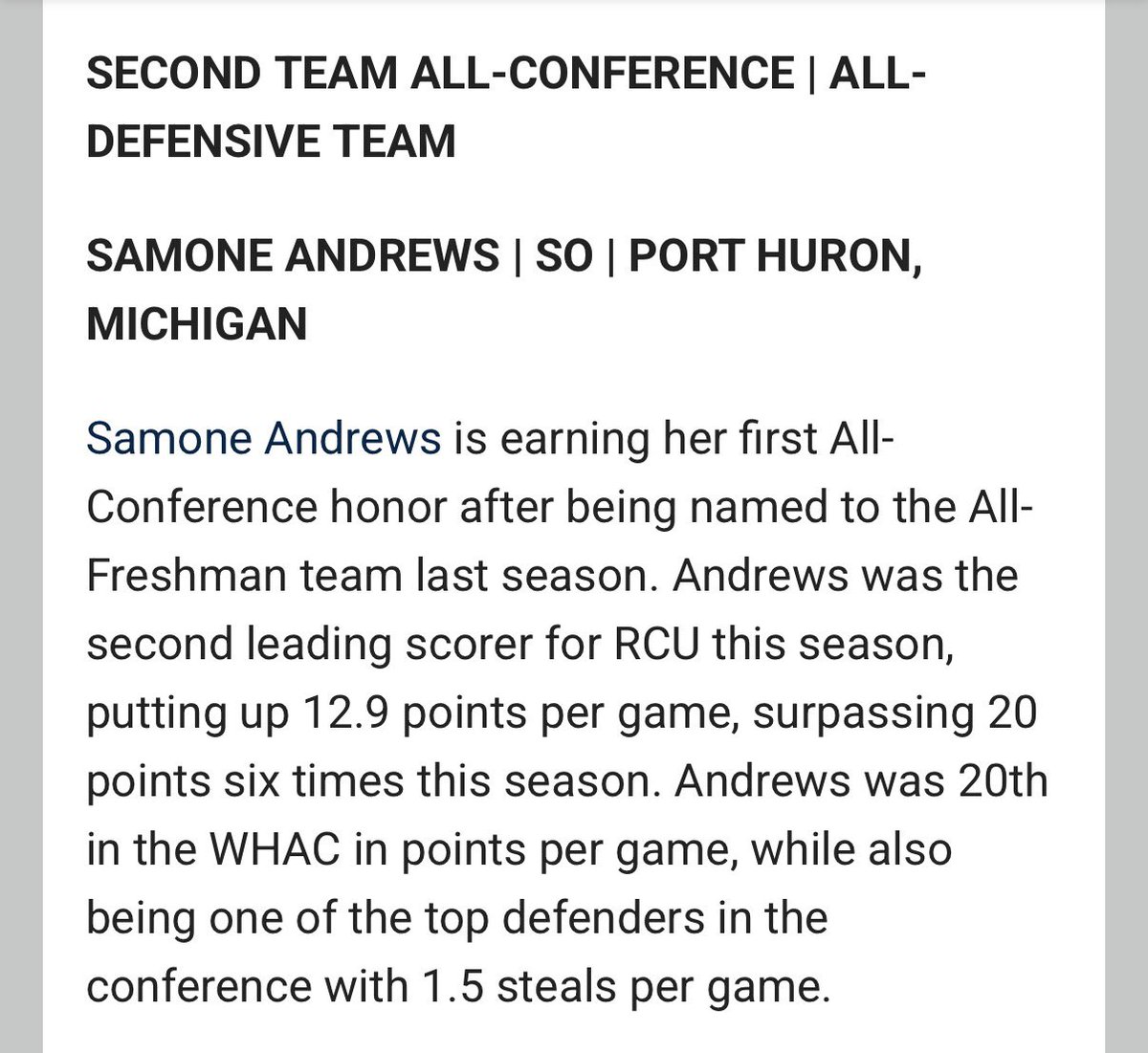 Samone Andrews tweet media