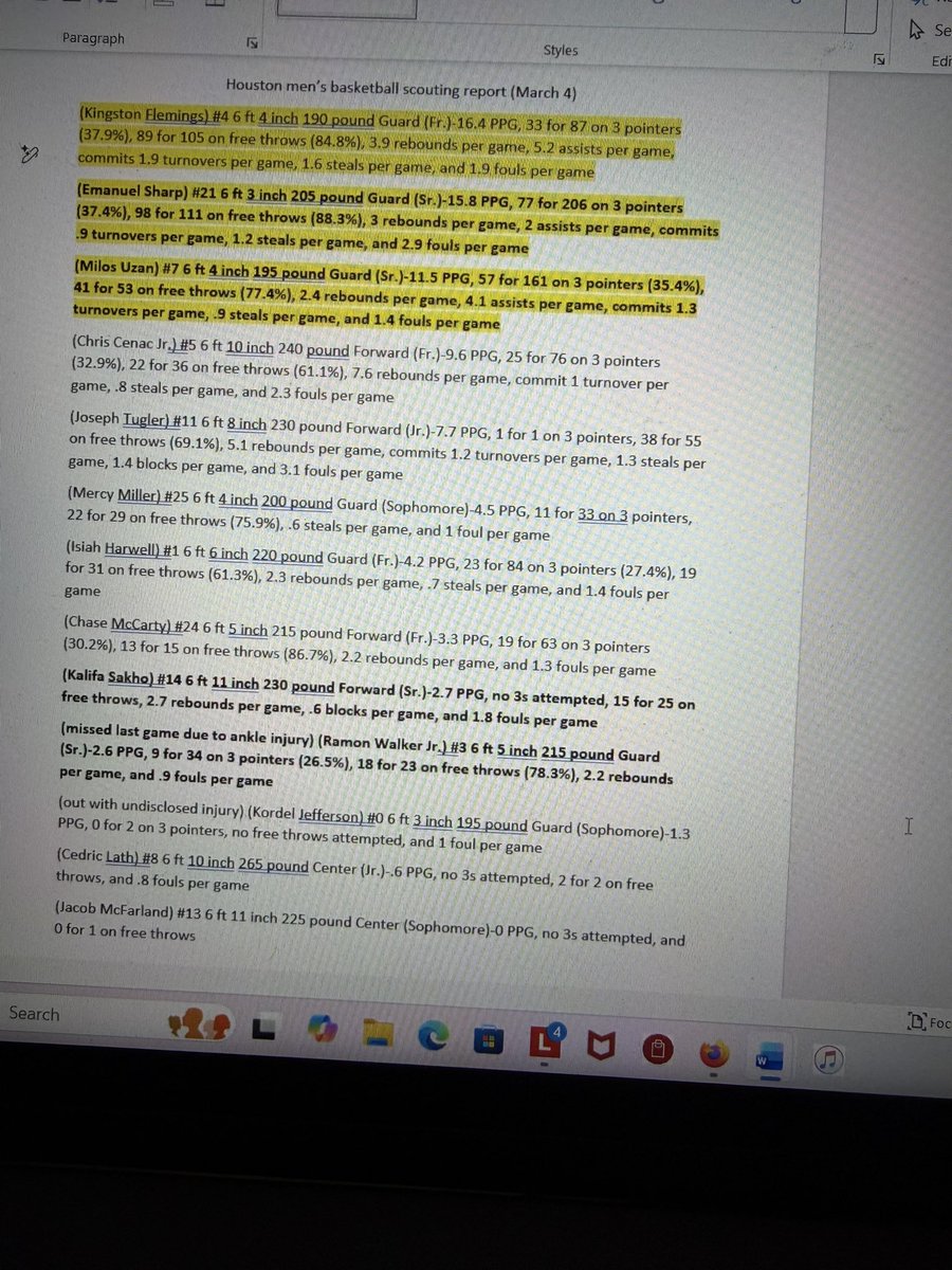 Outlook on Houston men’s basketball