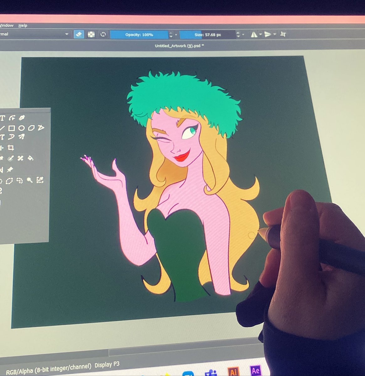 Ava_artistic_2's tweet photo. Serving sass with a splash of color. ๐โจ
Wink once, steal the spotlight forever.
#DigitalArt #CharacterDesign #ArtInProgress #CartoonStyle #CreativeVibes #ArtistOnX #Illustration #SassyEnergy #CommissionOpen #commissionTH #artist #needcommission https://t.co/xWQyxbZ7cs