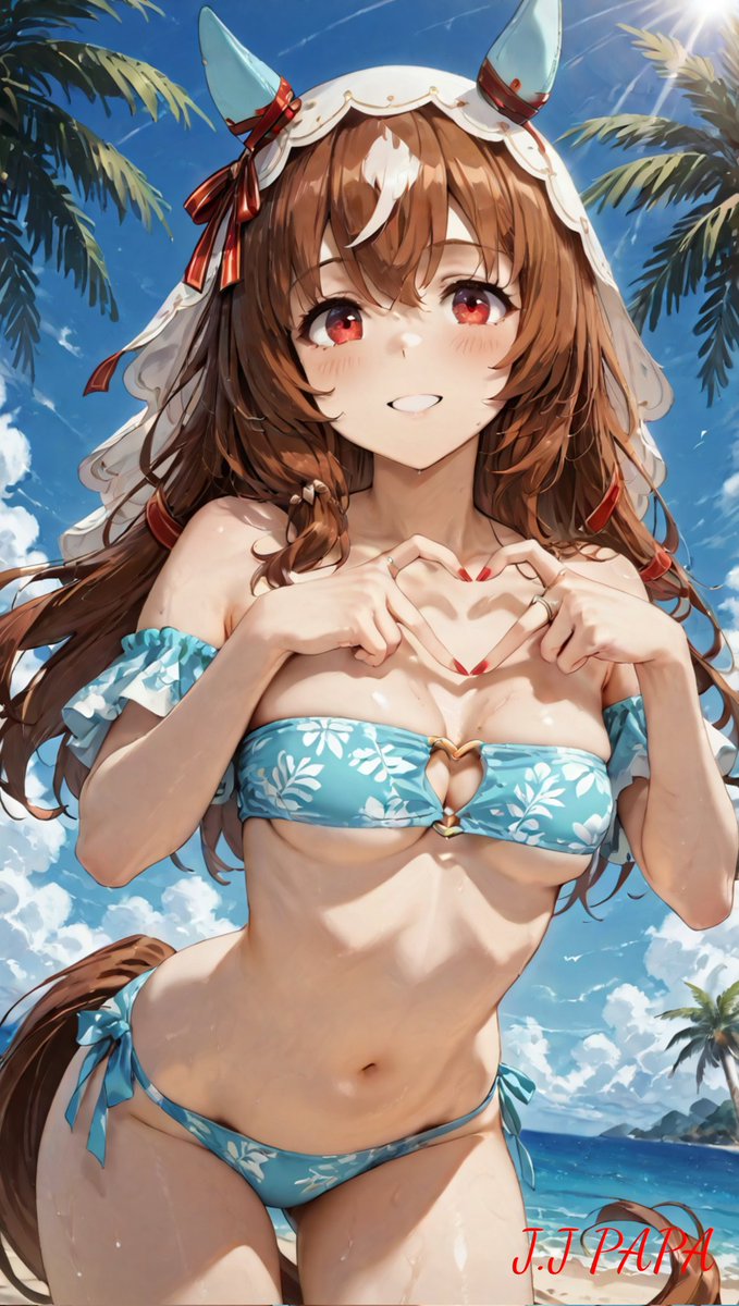 おはようございます♪
今週もよろしくお願いします😊
4人づつポストしてますが、ここはスティルちゃんとダート馬のこの3人でした🫶
ウマ娘の実馬名キャラAI生成コンプリート記念🫶ウマ娘各キャラ水着画👙💕✨まとめ〜🎶
ウマ娘公式サイトのキャラ順でポストしてます
SFW, no nudity, no suggestive