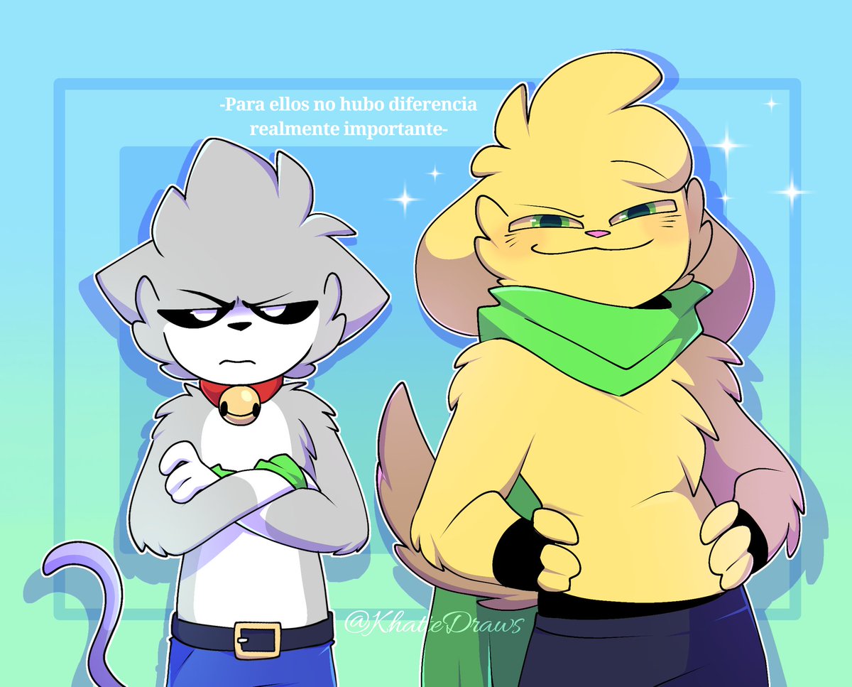 • *.✧ ¿Cambiamos de Cuerpo? 
#KhatteAU 🐱💚💛🐾