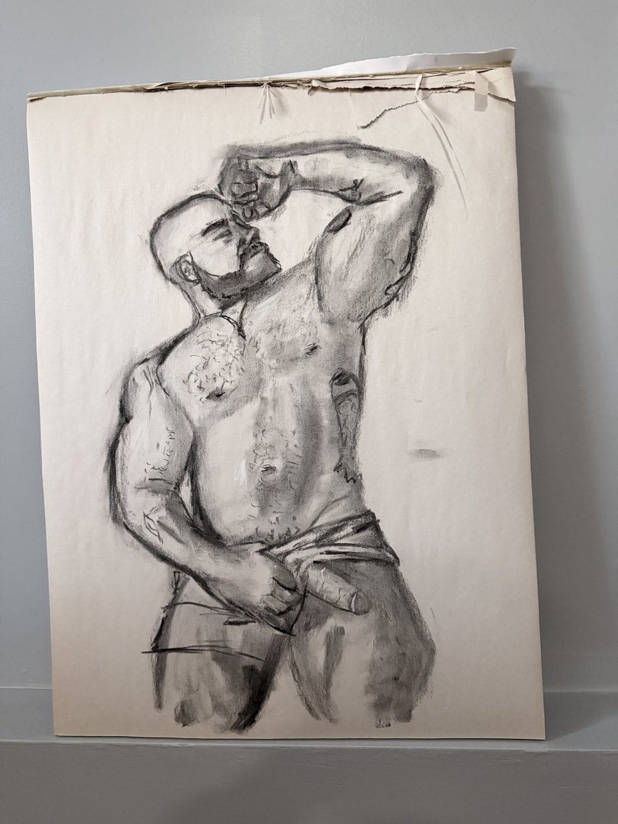 Musclart1's tweet photo. Getting back to charcoal 🔥 https://t.co/tWxsEcMjNL