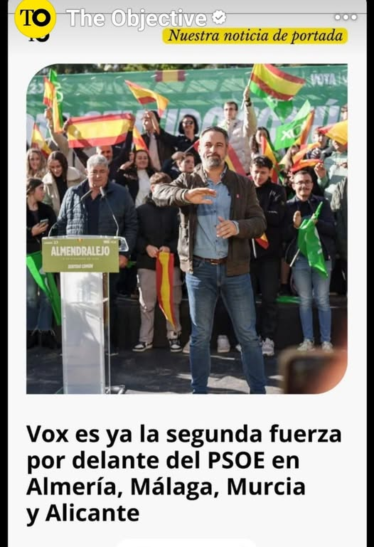 ÁNIMO Y QUE NO DECAIGA...

SOLO QUEDA VOX !!!!!!