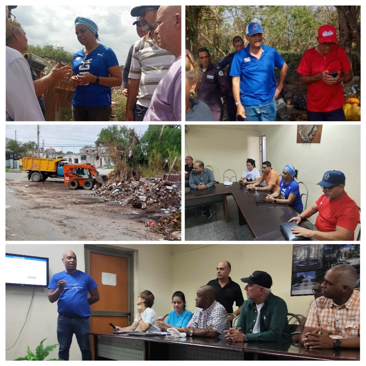 Hoy la jornada comenzó en el municipio San Miguel del Padrón,donde el <a href="/INRHCuba/">Instituto Nacional de Recursos Hidráulicos</a> y el <a href="/CubaMES/">MES</a> acompañan a las autoridades locales y la población en acciones para la higienización del territorio. Llegamos junto a <a href="/IzquierdoAlons1/">Livan Izquierdo Alonso</a> hasta el vertedero,intercambio con trabajadores💞🇨🇺