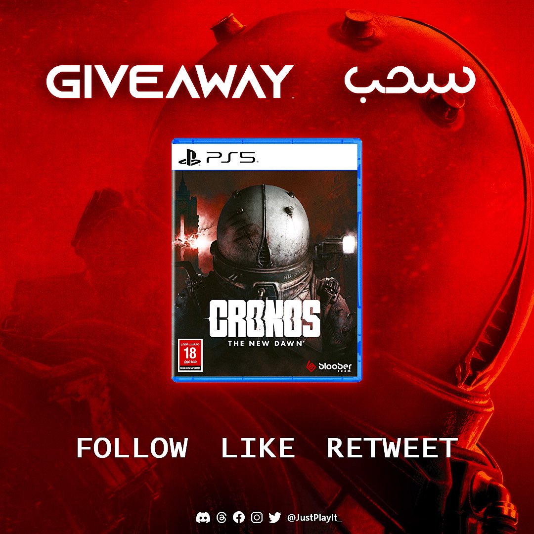 JustPlayIt_'s tweet photo. 🚨جيفواي رمضاني على لعبة Cronos The New Dawn نسخة PS5 ، الشروط :

- متابعة  @JustPlayIt_ 
- لايك و ريتويت 

🔹 السحب بعد ثلاثة أيام إن شاء الله https://t.co/EYbh8zsAGV