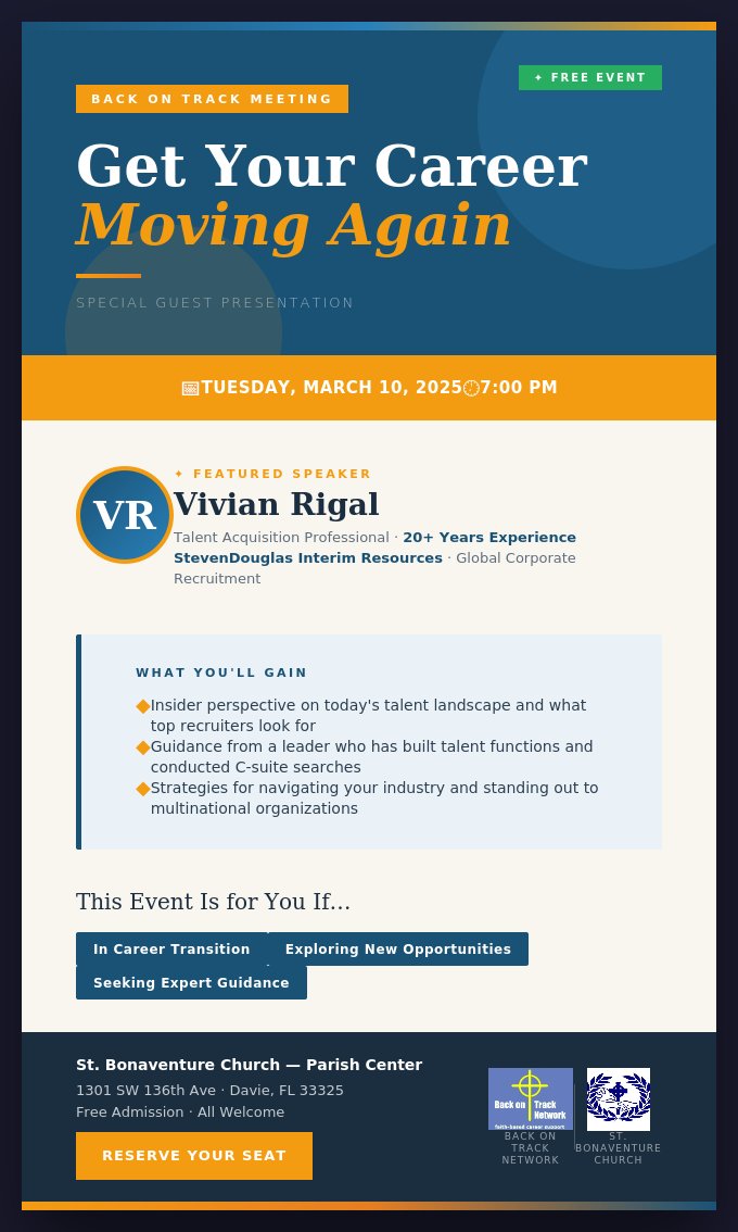 Don't miss this great session! Mark your calendar!