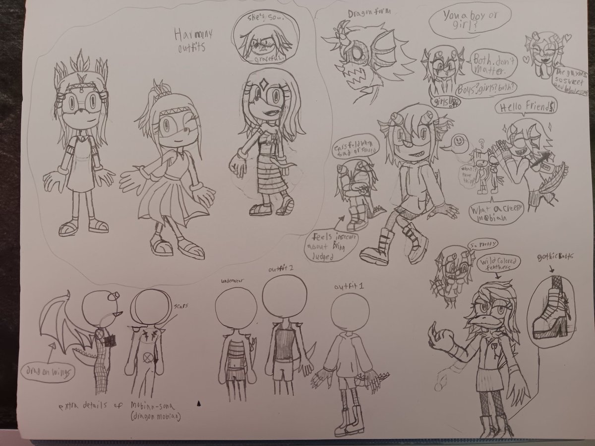 Val39915298's tweet photo. More random doodles, though they're my characters #Sonicoc #sonicsona https://t.co/C5Pdg51oM9