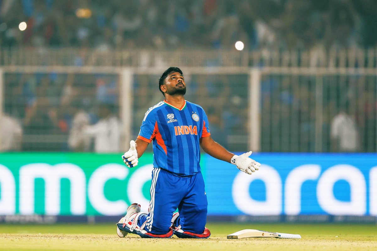 Remember the name - Sanju Samson
<a href="/IamSanjuSamson/">Sanju Samson</a> 

Proud moment. #nammadeswanthamsanju
#sanjuspecialsamson