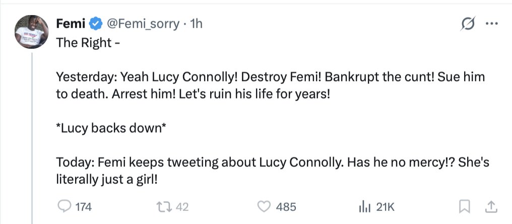 Rebartic's tweet photo. And still he doubles down...
#OFEMI https://t.co/ueUzwSbywr