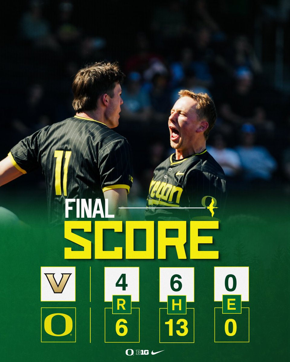 Oregon Duck Baseball tweet media