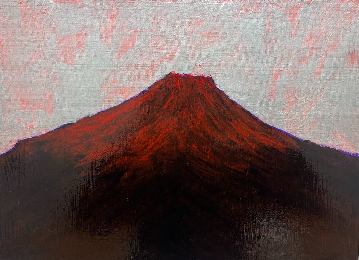 ＼ 開催中！ ／

松井秀一 (<a href="/matsui_detsu/">まっつん♿️穂🏀🎨</a>)web 個展
-生きる力の富士　不自由を超えて-
nihonbashiart.jp/exhibition/mat…
会期：2026.03.01-03.15

＜作品紹介＞
作品名：幸運満ちる暁の赤富士

#美術ネットワーク #芸術の輪 #現代作家の環 #artilljp #illustshare