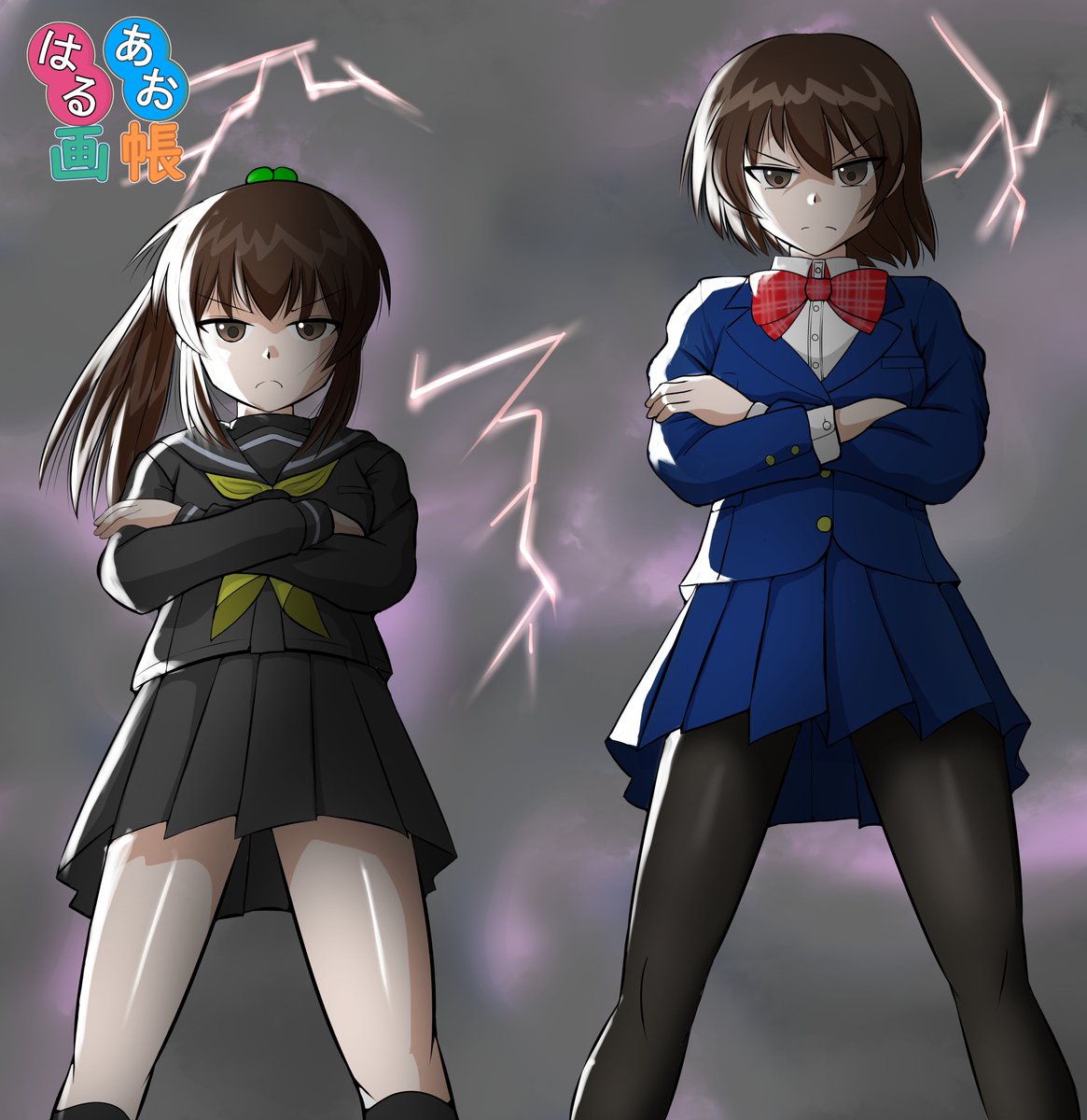 風邪ひいて寝込んでいたにも拘わらず、「少し無理しても大丈夫・・・」とばかりに夕食の支度をしようとした俺君を発見してお怒りの2人。
「私達に任せて、って言ったよね？」