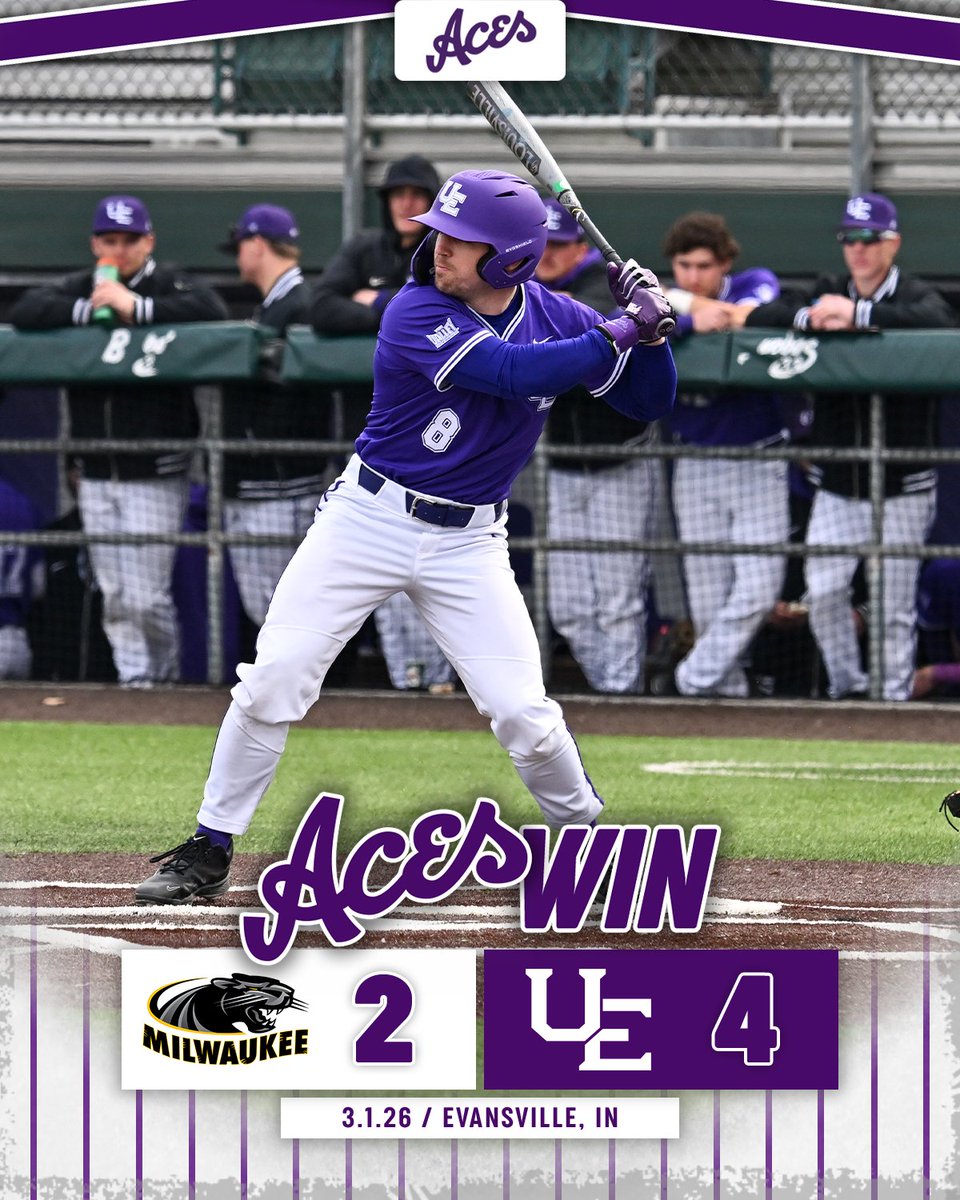 Evansville Purple Aces Baseball tweet media