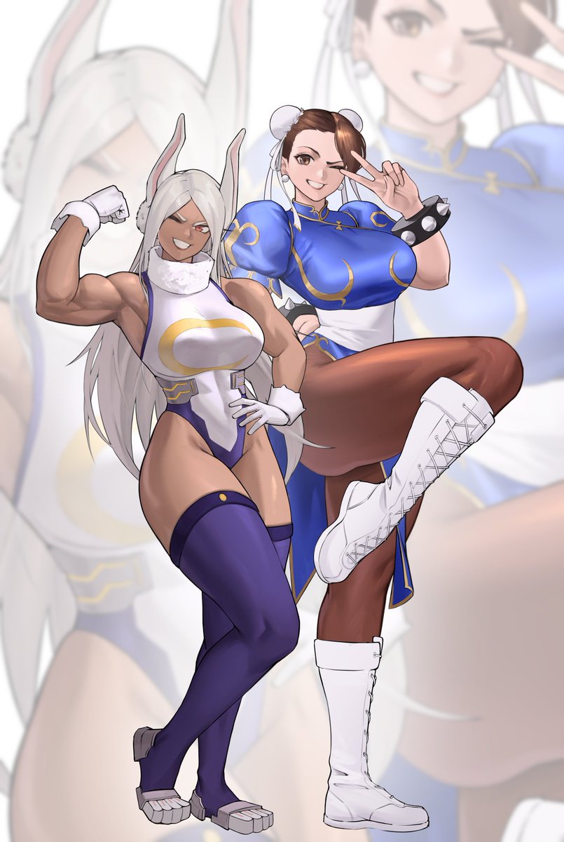 zukululuu's tweet photo. Happy birthday to our queens Chun Li and Mirko! 💕

Dress-up standees available in my store! ✨ https://t.co/CeTbMchj9b