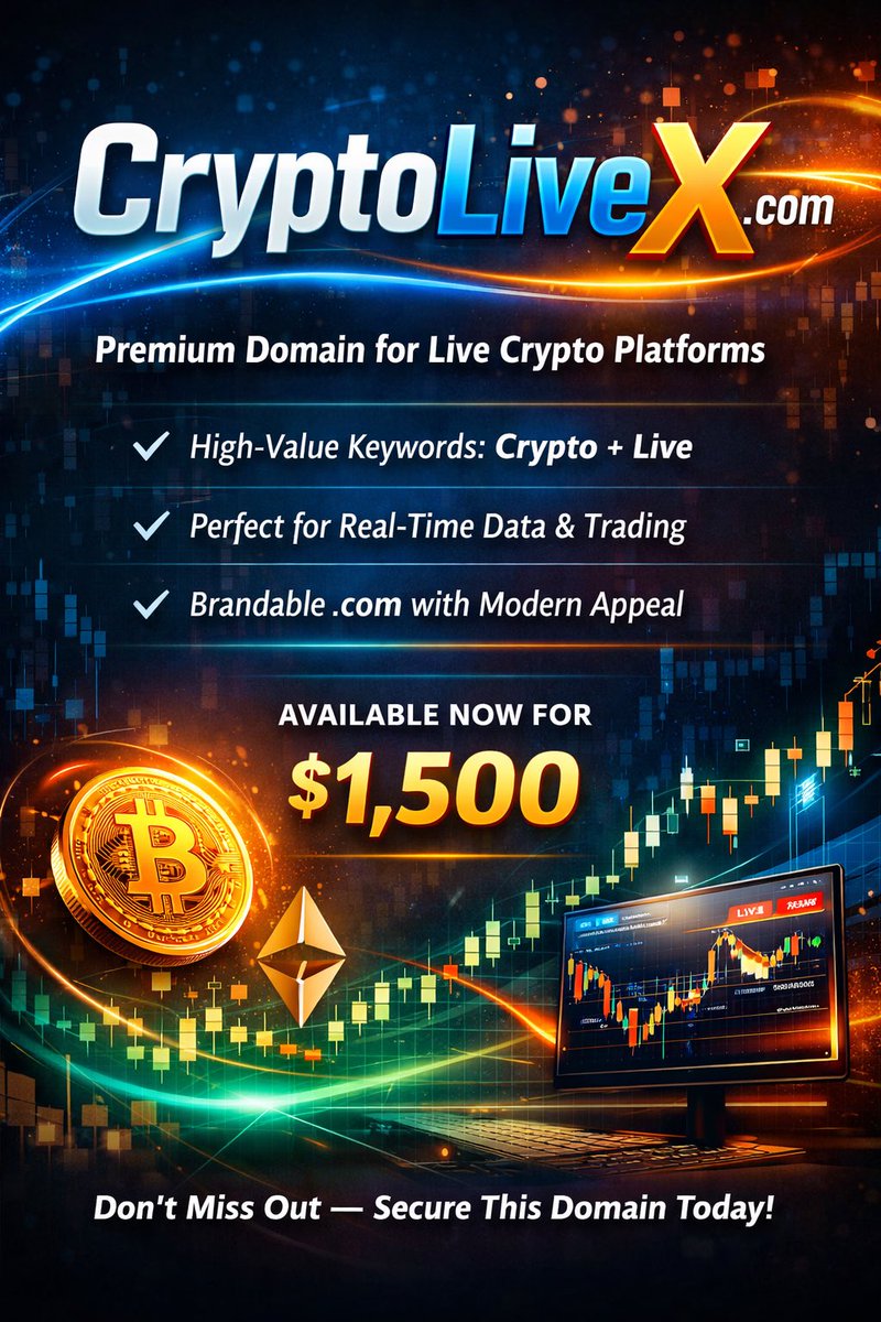 Reduced price 

.$50

CryptoLiveX.com