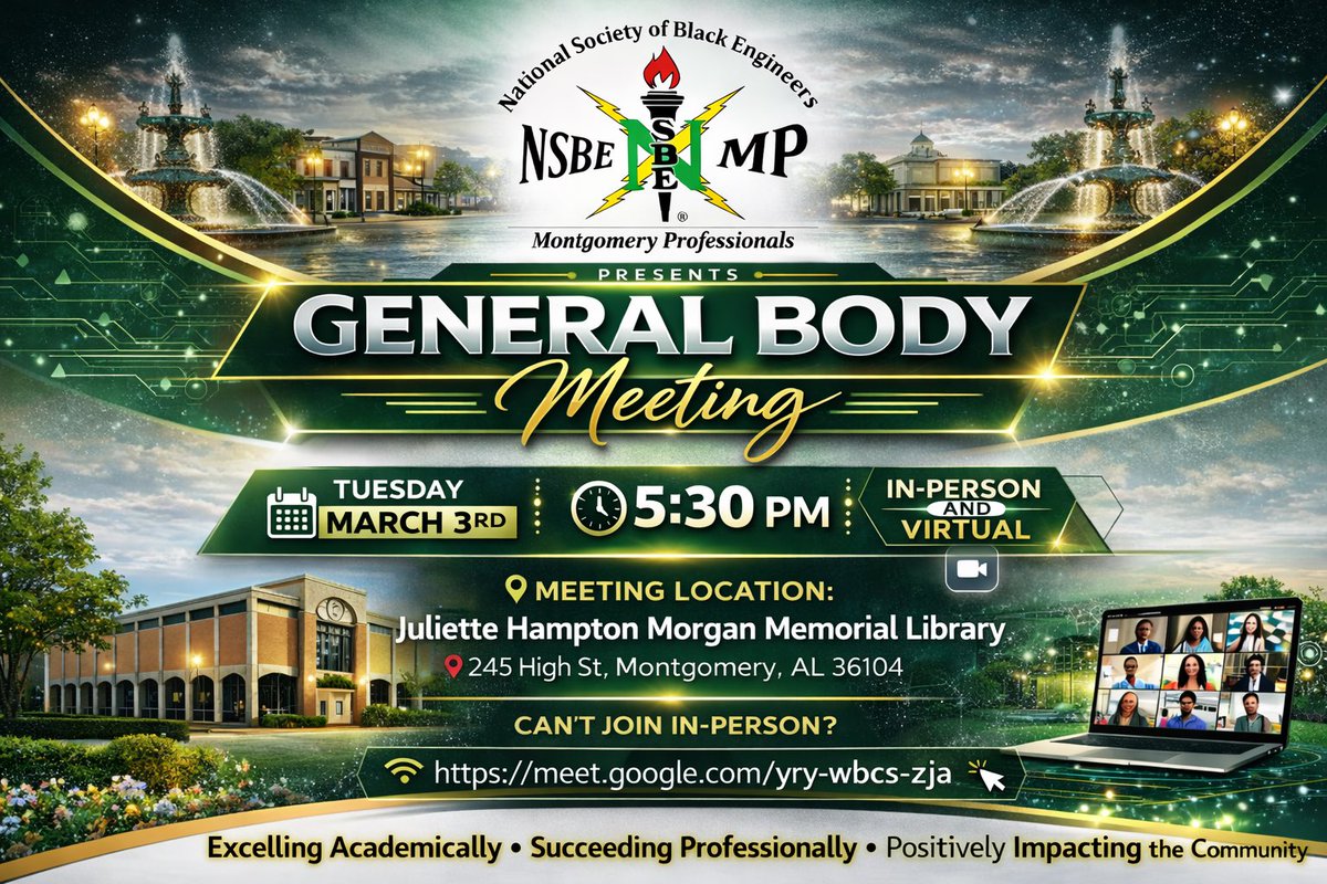 NSBE Montgomery tweet media