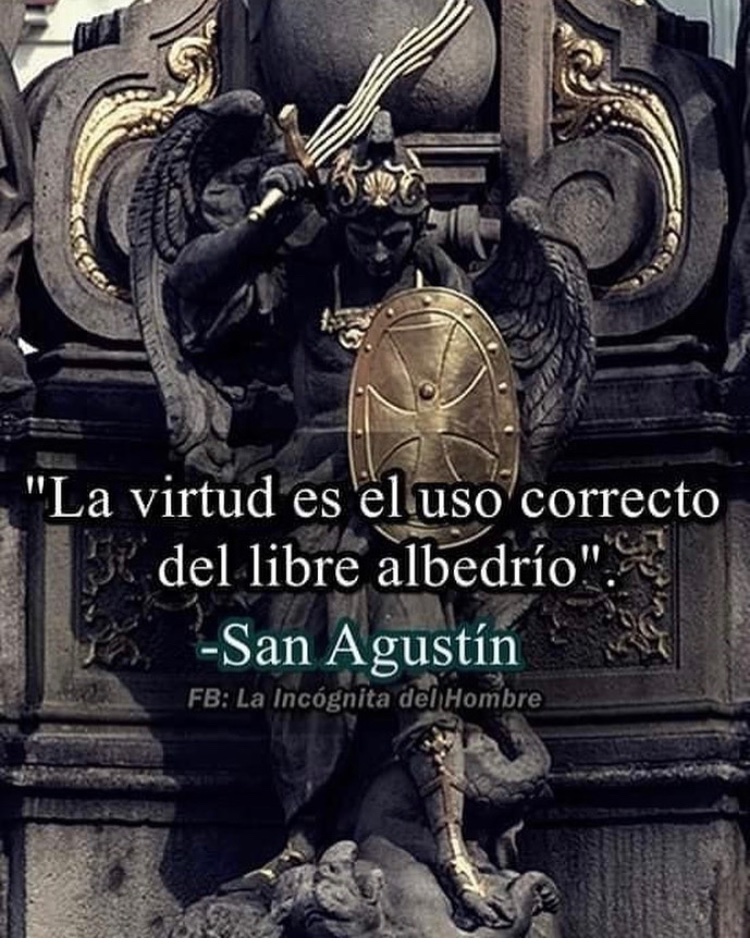 “La virtud es el uso correcto del libre albedrío”

San Agustín