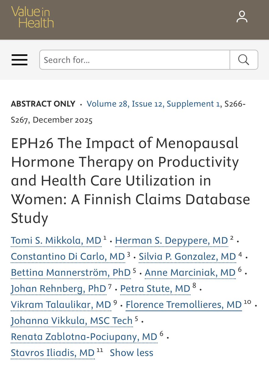 VikramSinai's tweet photo. Menopause symptoms can adversely impact quality of life and work for many. Although more research is starting to happen, limited good quality data exists about the broader impact of menopause on the healthcare system and lost productivity . https://t.co/z9N4DKnn8b