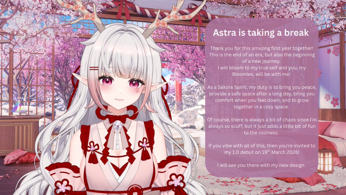 AstraLumivt's tweet image. See you for my 1.0 debut on 19th March! 

#vtubers #vtuberdebut #newmodel