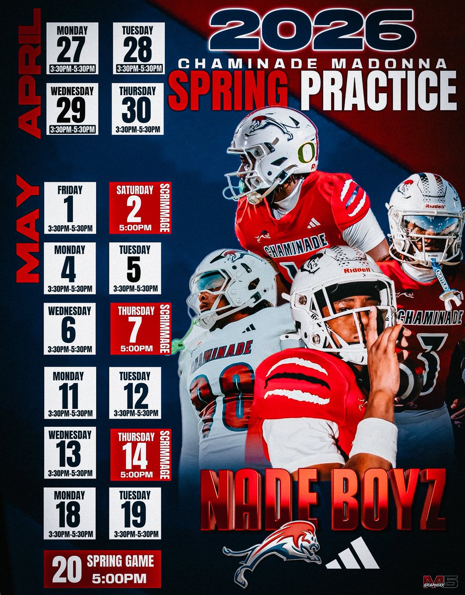 Chaminade-Madonna Football tweet media