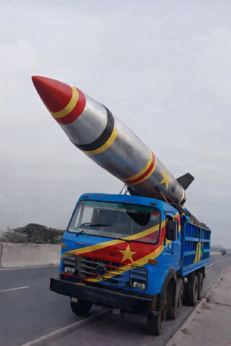 Muanyimi11's tweet photo. @KatangaCynthia Missile hypersonique congolais appelé « wa budiadia» https://t.co/ReuIV9xDfB