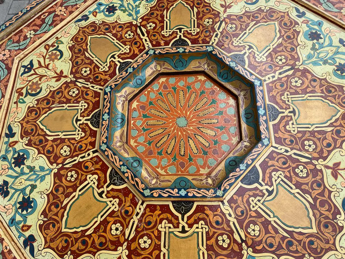 Antique Algerian octagonal coffee table