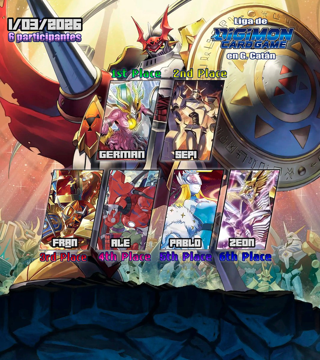 Digimon en Catan tweet media