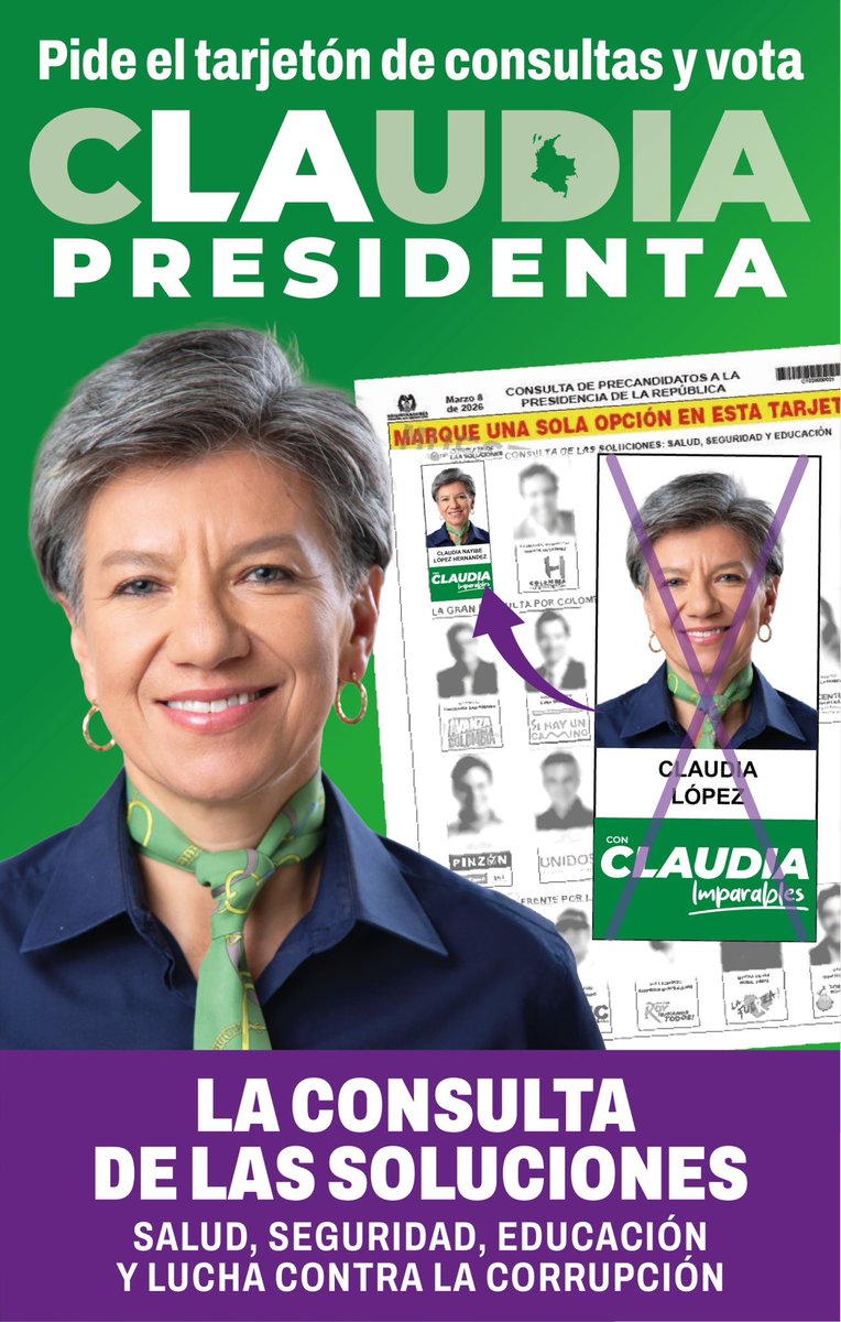 Claudia López Hernández tweet media