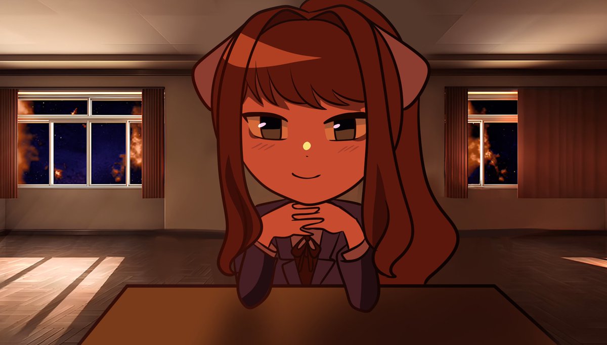 engijju's tweet photo. Hello everyone! Today I'm introducing some new Monika stickers from the game "Doki Doki Literature Club." These stickers are free for Monika fans like me to use. Please don't forget to credit me! 

Want more stickers with Monica? 
#monikaddlc #DokiDokiLiteratureClub #game #art https://t.co/VEoLNfzXts
