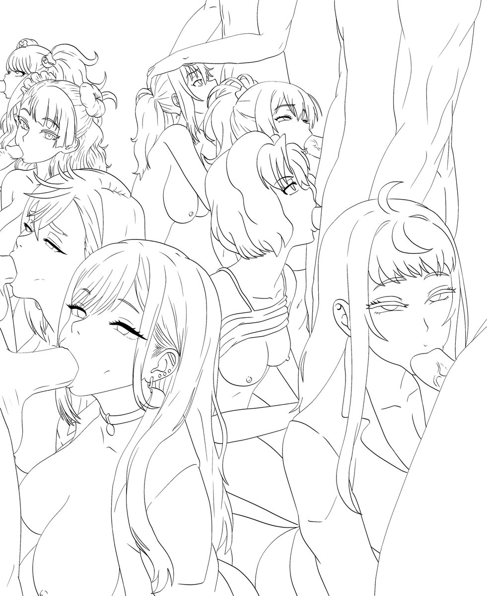 PBCherry3's tweet photo. Gyaru Girls Blowjob pin-up inks. https://t.co/LvNnNmp3aw