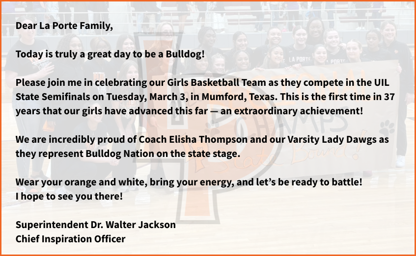 La Porte ISD tweet media