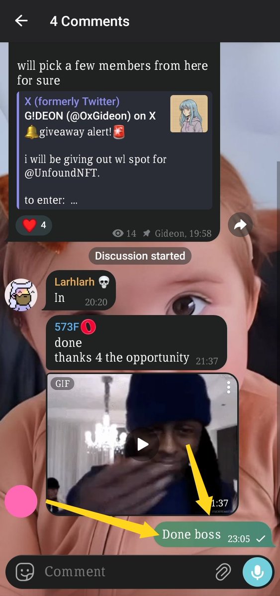 Proof of joining. 
TG: @praellen