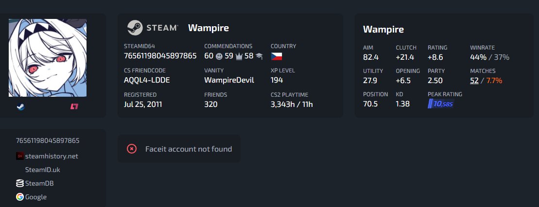 SirRRTV's tweet photo. @WampireDevil @fazerycs @donk1337 @FACEIT @FACEITcs https://t.co/QdPcznQ1Qr