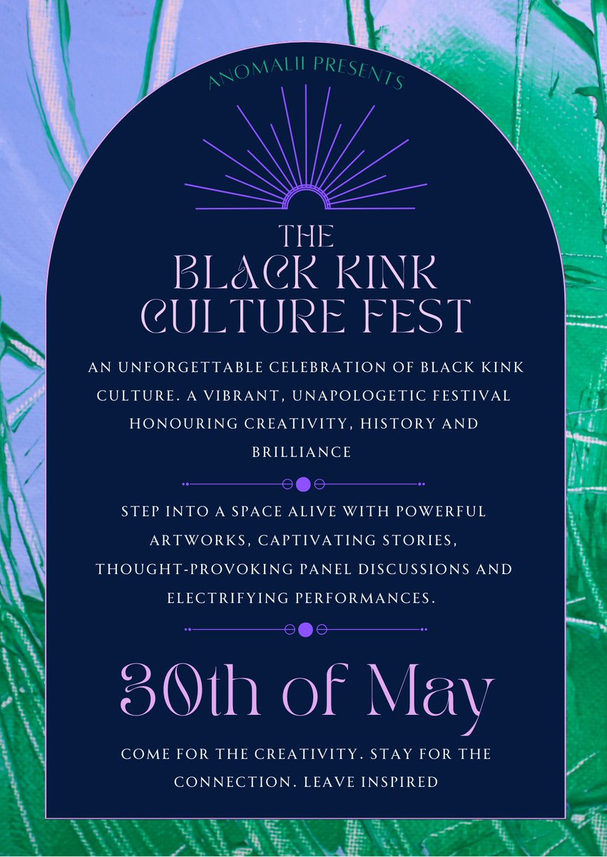 Coming soon…

A vibrant unapologetic festival celebrating creativity, history and brilliance

Tickets out end of March