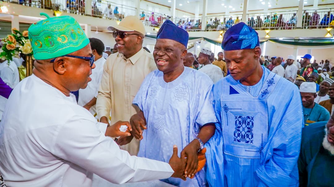 OyebamijiBola's tweet photo. Earlier today in Osogbo, I joined the National Secretary of our great party, Senator Ajibola Basiru (@DrSRJ_), PhD, and other notable personalities at the 5th Annual Ramadan Lecture organised by Altasnim Initiative for Social Development.

Ramadan is not only a season of fasting, but a season of reflection, discipline and renewed commitment to service. The gathering provided a moment to engage with scholars, community leaders and residents on the values of unity, compassion and responsible leadership, principles that must guide us beyond this sacred month.

I commend the organisers for sustaining this impactful initiative over the years. May this period strengthen our resolve to build a more peaceful, just and prosperous Osun for all.