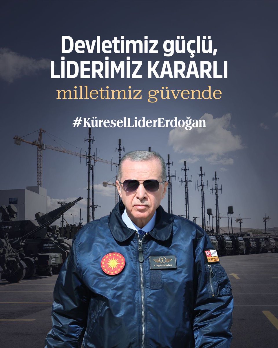 ❝Devletimiz güçlü, liderimiz kararlı, milletimiz güvende.❞

#KüreselLiderErdoğan