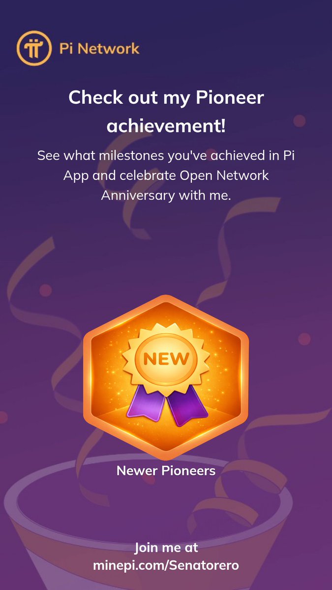 SenatorEromora's tweet photo. Post your badge on a social media platform (Fireside Forum, X, Instagram, etc.) using #PiOpenNetwork. After sharing, return here and submit your post link to enter the raffle. https://t.co/vrBq46rXAL